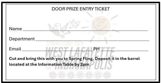 door prize entry